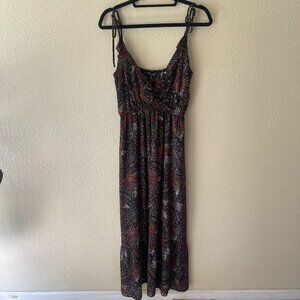 One Clothing, black maxi dress, size M, like new